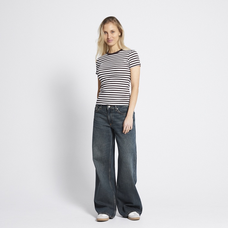 Striped rib tee "Malin" Stripe 2